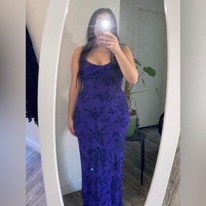 90s City Triangles Floral Maxi Dress